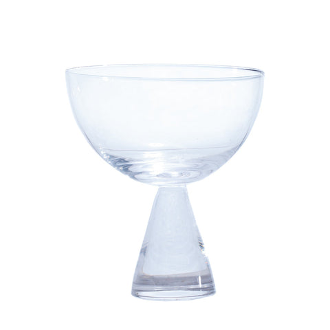 COUPE À GLACE TRANSPARENTE EN VERRE 6 PCS - L'Atelier de Dadi - vaisselle de luxe - Dakar - Senegal