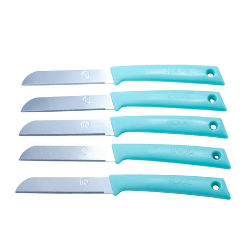 COUTEAU TRENDY CUTLERY PATENTED PRODUCTION VERT MENTHE 6 PCS L'Atelier de Dadi - vaisselle de luxe - Dakar - Senegal