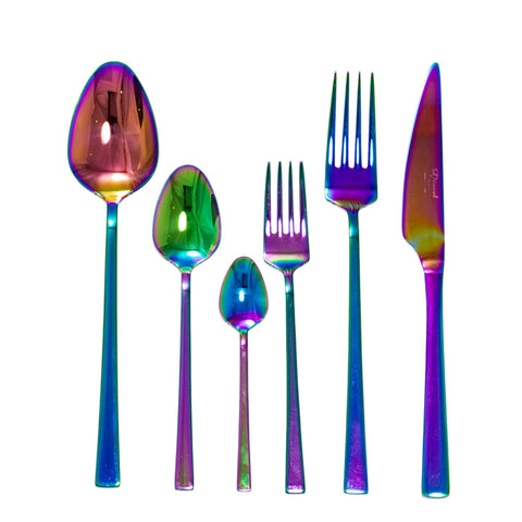 COUVERT 36 PCS MULTICOLORE L'Atelier de Dadi - vaisselle de luxe - Dakar - Senegal