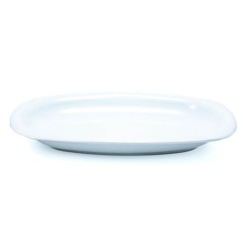 Plat Creux Ovale en Porcelaine Blanche - Petit Modèle - L'Atelier de Dadi - vaisselle de luxe - Dakar - Senegal