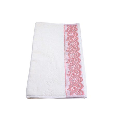 SERVIETTE BLANC MOTIF SAUMON L'Atelier de Dadi - vaisselle de luxe - Dakar - Senegal