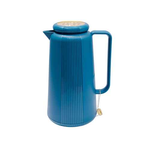 THERMOS VERT COUVERCLE DORE 1L L'Atelier de Dadi - vaisselle de luxe - Dakar - Senegal