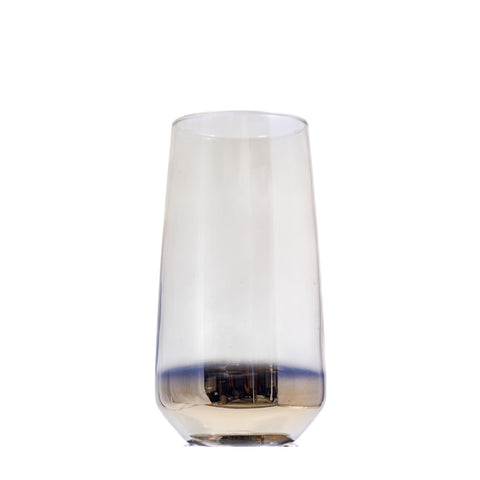 VERRE A EAU TRANSPARENT DORE 6 PCS L'Atelier de Dadi - vaisselle de luxe - Dakar - Senegal